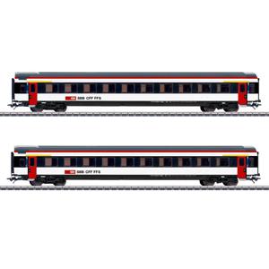 Märklin 42154 H0 2-delige set personenrijtuigen EW IV van de SBB