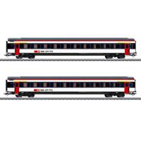 Märklin 42154 H0 2-delige set personenrijtuigen EW IV van de SBB