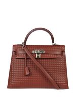 Hermès Pre-Owned sac à main Waffle Kelly 32 Sellier (2003) - Rouge