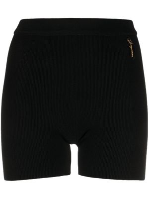 Jacquemus short à plaque logo - Noir