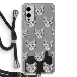 Kitten: OnePlus 9 Transparant Hoesje met koord
