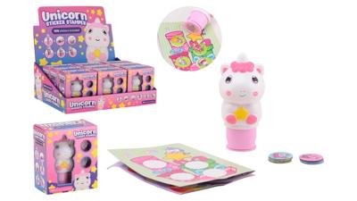 Eenhoorn sticker stamper 100 stickers