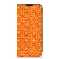 Samsung Galaxy Xcover 6 Pro | Hoesje met Magneet | Batik Oranje