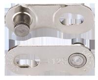 KMC verbindingsschakel connector flatnr silver 2pcs/card