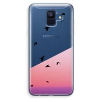 Fly away: Samsung Galaxy A6 (2018) Transparant Hoesje