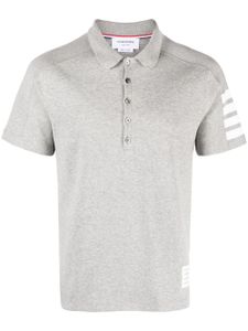 Thom Browne polo à détails rayés - Gris