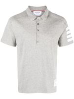 Thom Browne 4-Bar stripe polo shirt - Gris - thumbnail