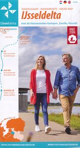 Wandelkaart 2 IJsseldelta - Zwolle - Kampen - Hasselt | Wandelnetwerk