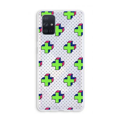 8-bit N°10: Galaxy A71 Transparant Hoesje