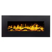 Aflamo Albion 110 cm Zwarte Elektrische Haard