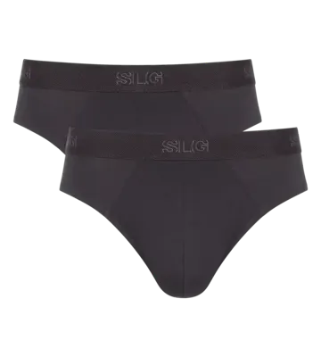 Sloggi 2-pak Midi/Brief heren slips - SLG Base