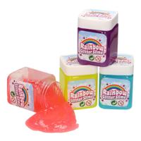 Johntoy Regenboog glitter slijm