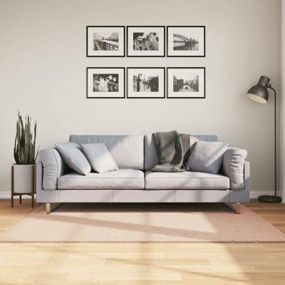 VidaXL Vloerkleed huarte laagpolig zacht wasbaar 120x170 cm roze