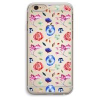 Bloemetjes: iPhone 6 Plus / 6S Plus Transparant Hoesje