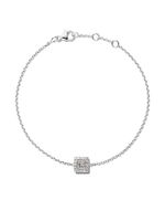 DE BEERS bracelet Aura en or blanc 18ct pavé de diamants taille princesse - Argent