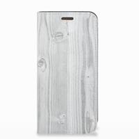 Motorola Moto E5 Play Book | Wallet Case | White Wood