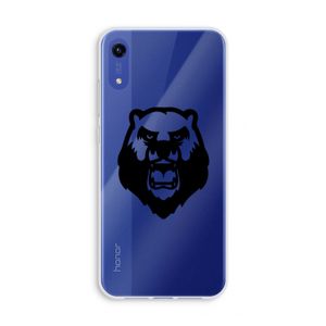 Angry Bear (black): Honor Play 8A Transparant Hoesje