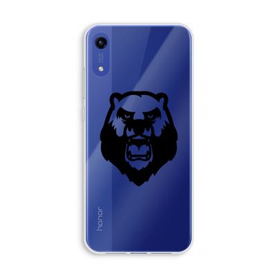 Angry Bear (black): Honor Play 8A Transparant Hoesje