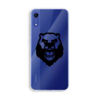 Angry Bear (black): Honor Play 8A Transparant Hoesje