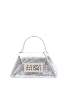 MM6 Maison Margiela mini sac Numeric à anse dessus - Gris