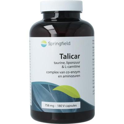 Springfield Talicar I carnitine/taurine/liponzuur Springfield Talicar I carnitine/taurine/liponzuur