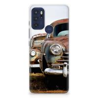 Motorola Moto G60s | Siliconen hoesje | met foto Vintage Auto