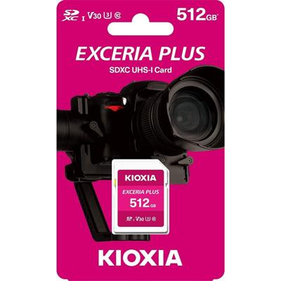 Micro SD kaart met adapter Kioxia PLUS UHS-I C10 R98 512 GB