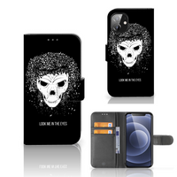 Telefoonhoesje met Naam Apple iPhone 12 Mini Skull Hair