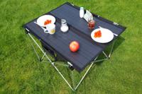 Technaxx Campingtisch TX-252 Campingtafel Zwart, Zilver 5084 Belastbaarheid (gewicht) (max.) 20 kg - thumbnail