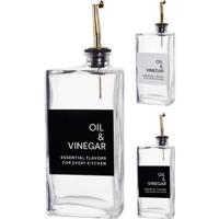 Excellent Houseware Olie/azijnfles glas 500ml