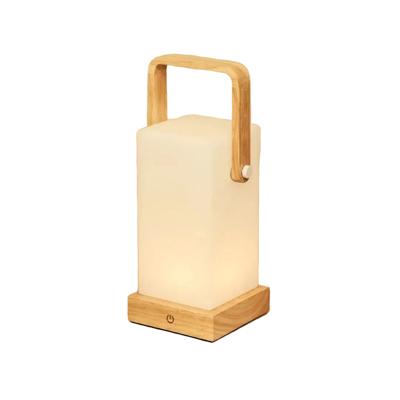 Tafellamp oplaadbaar Harper lichtbruin hout Tafellamp oplaadbaar Harper lichtbruin hout