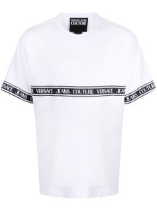 Versace Jeans Couture t-shirt en coton à logo imprimé - Blanc