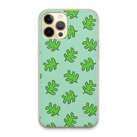 Groene blaadjes: iPhone 13 Pro Max Transparant Hoesje