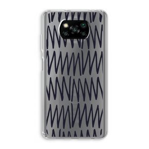 Marrakech Zigzag: Xiaomi Poco X3 NFC Transparant Hoesje