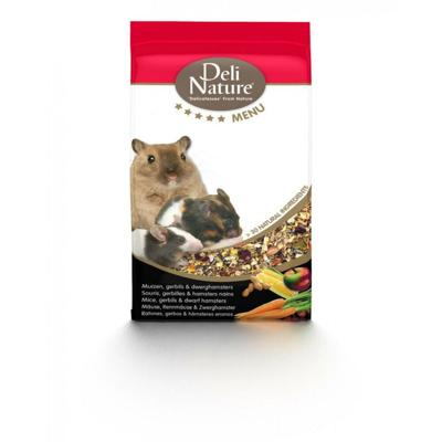 Deli nature 5 sterren menu muis/gerbil/dwerghamster 750gr - Deli nature