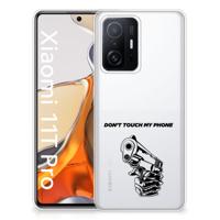 Xiaomi 11T | 11T Pro Silicone-hoesje Gun Don&apos;t Touch My Phone