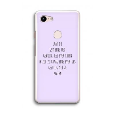 GSM: Google Pixel 3 Transparant Hoesje