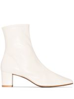 BY FAR bottines Sofia en cuir - Blanc