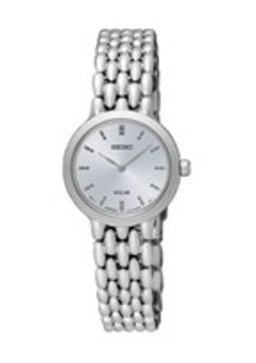 Seiko horlogeband SUP347P1 / V115 0CJ0 Staal Zilver