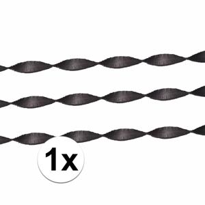 1x crepe papier slingers/guirlande - 6 meter - multi-kleur