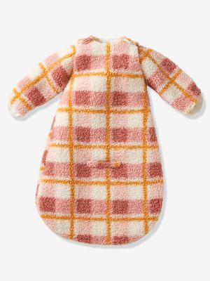 Transportpakje van sherpa GERUIT roze / ecru