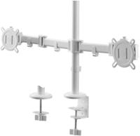 Supporto per monitor intelligente - ONE FOR ALL - VESA 100 - Doppio braccio - 13 e 32" - 8 kg max - Altezza regolabile - Bianco