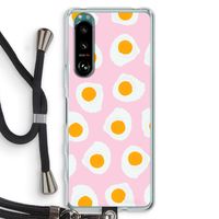 Dancing eggs: Sony Xperia 5 III Transparant Hoesje met koord