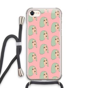 King Kylie: iPhone 8 Transparant Hoesje met koord