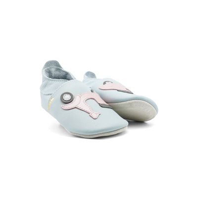 Bobux babyslofjes Scoot Sky Grey Maat