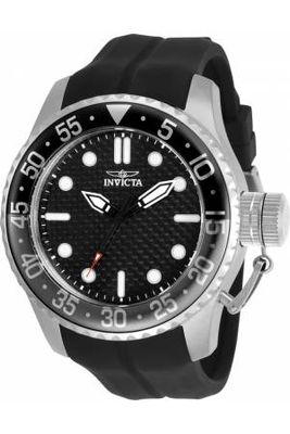 Horlogeband Invicta 30725.01 / 17510.01 / 17510 / 32964.01 / 32964 Rubber Zwart 26mm