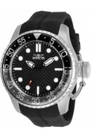 Horlogeband Invicta 30725.01 / 17510.01 / 17510 / 32964.01 / 32964 Rubber Zwart 26mm