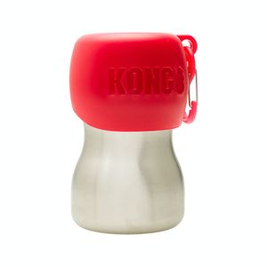 KONG H2O Stainless Steel Water Bottle - Rood - 255 ml