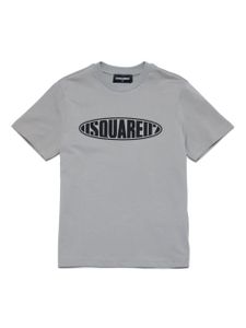 DSQUARED2 KIDS t-shirt en coton à logo imprimé - Gris