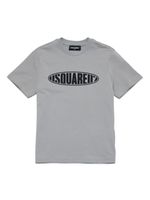 DSQUARED2 KIDS t-shirt en coton à logo imprimé - Gris